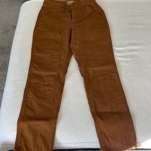 REI COOP women’s Trailsmith Utility Work Canvas pants Sandstone Brown Sz 6
